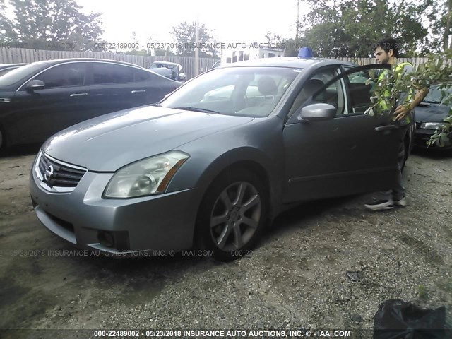 1N4BA41E57C836098 - 2007 NISSAN MAXIMA SE/SL GRAY photo 2