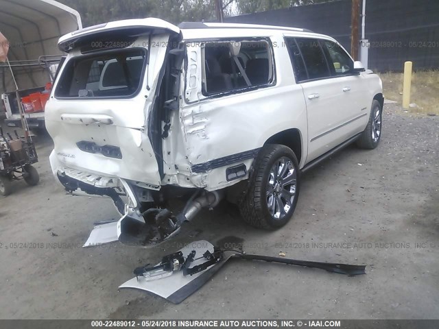 1GKS2JKJ3FR725485 - 2015 GMC YUKON XL DENALI CREAM photo 4