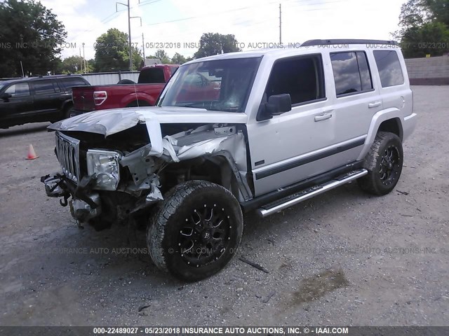 1J8HG48K28C150223 - 2008 JEEP COMMANDER SPORT ვერცხლისფერი ფოტო 2