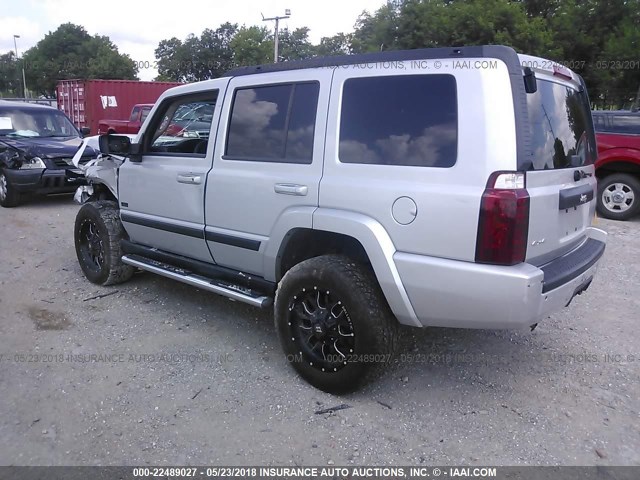 1J8HG48K28C150223 - 2008 JEEP COMMANDER SPORT ვერცხლისფერი ფოტო 3