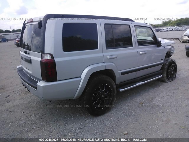 1J8HG48K28C150223 - 2008 JEEP COMMANDER SPORT ვერცხლისფერი ფოტო 4
