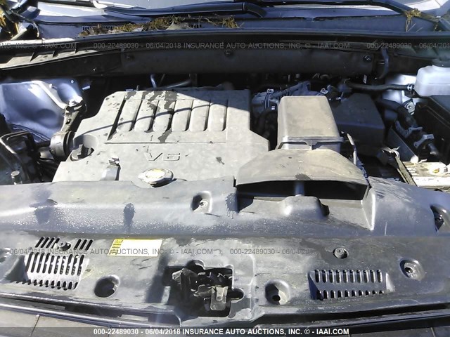 5TDJKRFH4ES062019 - 2014 TOYOTA HIGHLANDER XLE ვერცხლისფერი ფოტო 10