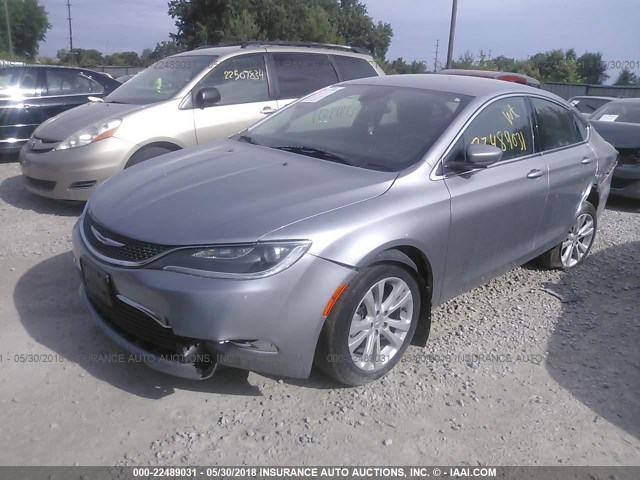 1C3CCCAB0HN505576 - 2017 CHRYSLER 200 LIMITED SILVER photo 2