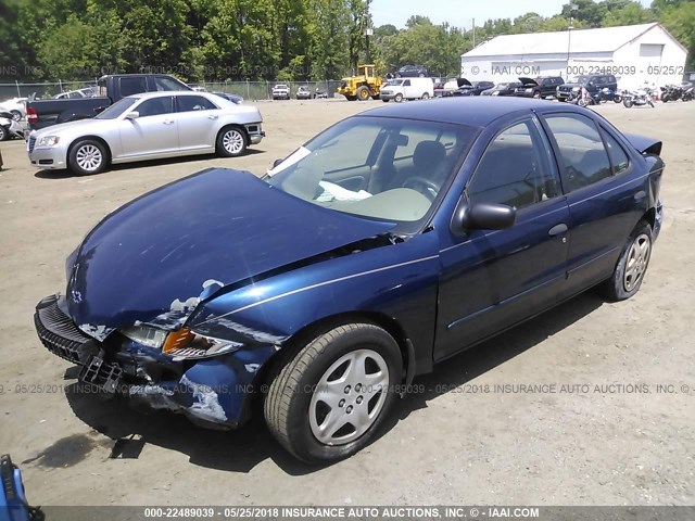 1G1JF5246Y7400768 - 2000 CHEVROLET CAVALIER LS 蓝色 照片 2