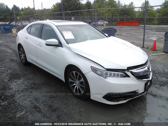 19UUB1F3XGA015890 - 2016 ACURA TLX WHITE photo 1