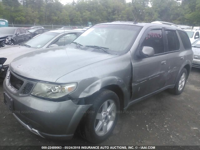 5S3ET13M072800193 - 2007 SAAB 9-7X 5.3I GRAY photo 2