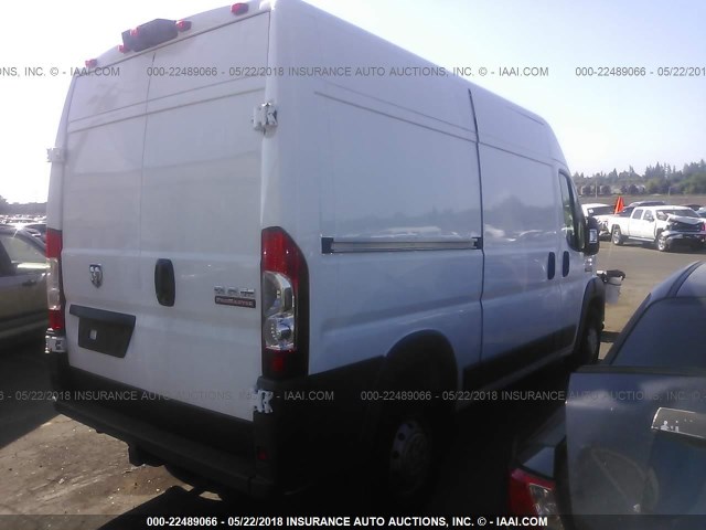 3C6TRVCG1JE101900 - 2018 RAM PROMASTER 2500 2500 HIGH WHITE photo 4