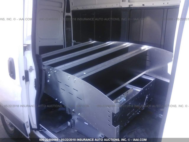 3C6TRVCG1JE101900 - 2018 RAM PROMASTER 2500 2500 HIGH WHITE photo 8