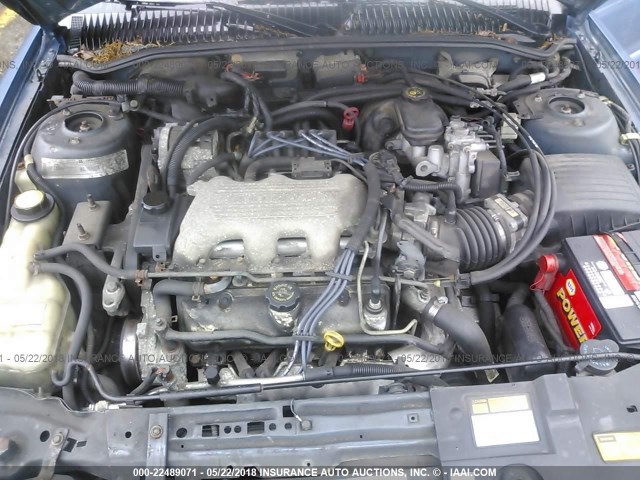 1G2NE52M8WM521445 - 1998 PONTIAC GRAND AM SE BLUE photo 10