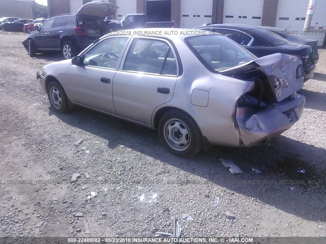 1NXBR12E2XZ290754 - 1999 TOYOTA COROLLA VE/CE/LE 棕色 照片 3