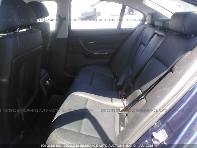 WBAPK5C54BF123696 - 2011 BMW 328 XI SULEV BLUE photo 8
