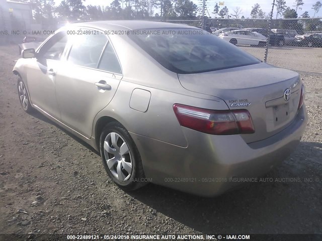 4T1BE46K07U108837 - 2007 TOYOTA CAMRY NEW GENERAT CE/LE/XLE/SE TAN photo 3