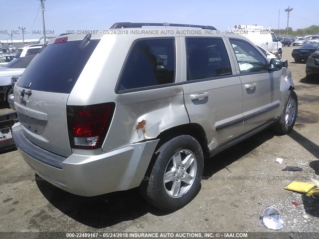 1J8GR48K17C500543 - 2007 JEEP GRAND CHEROKEE LAREDO/COLUMBIA/FREEDOM 银色 照片 4
