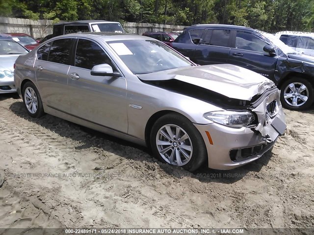 WBA5A7C56ED219223 - 2014 BMW 528 XI SILVER photo 1