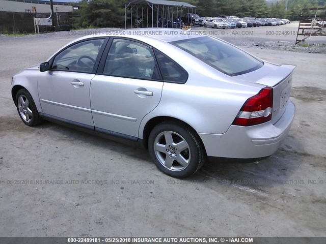 YV1MH682052058103 - 2005 VOLVO S40 T5 SILVER photo 3