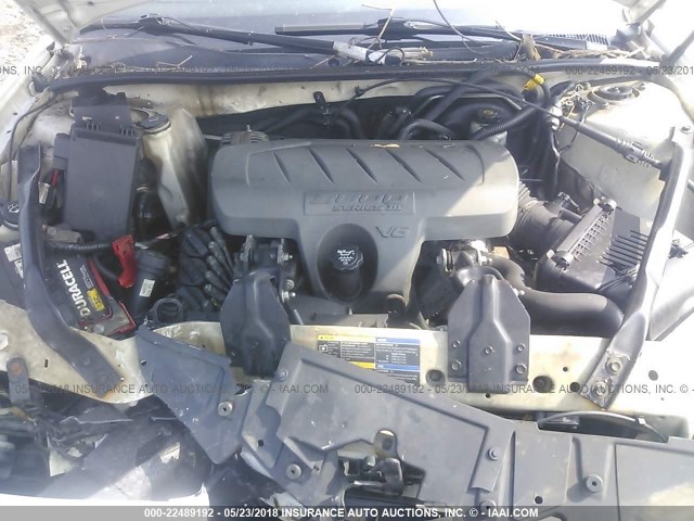 2G2WP552X81147069 - 2008 PONTIAC GRAND PRIX WHITE photo 10