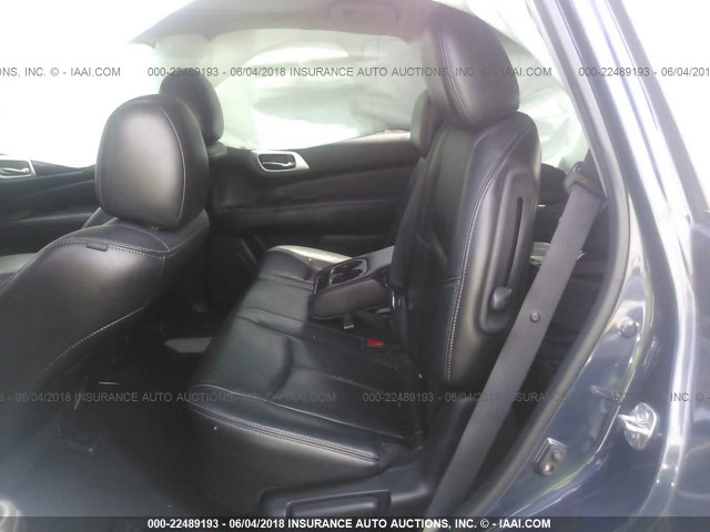 5N1AR2MN7DC643666 - 2013 NISSAN PATHFINDER S/SV/SL/PLATINUM 蓝色 照片 8