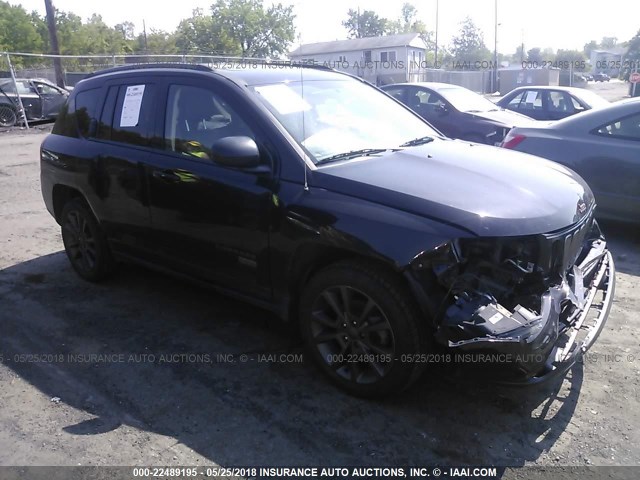 1C4NJDBB7GD798833 - 2016 JEEP COMPASS SPORT BLACK photo 1