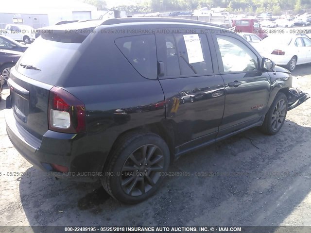 1C4NJDBB7GD798833 - 2016 JEEP COMPASS SPORT BLACK photo 4