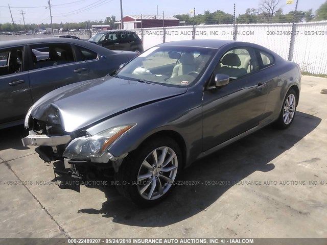 JN1CV6EL7BM260463 - 2011 INFINITI G37 SILVER photo 2