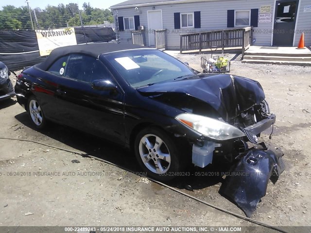 4T1FA38P17U119250 - 2007 TOYOTA CAMRY SOLARA SE/SLE BLACK photo 1