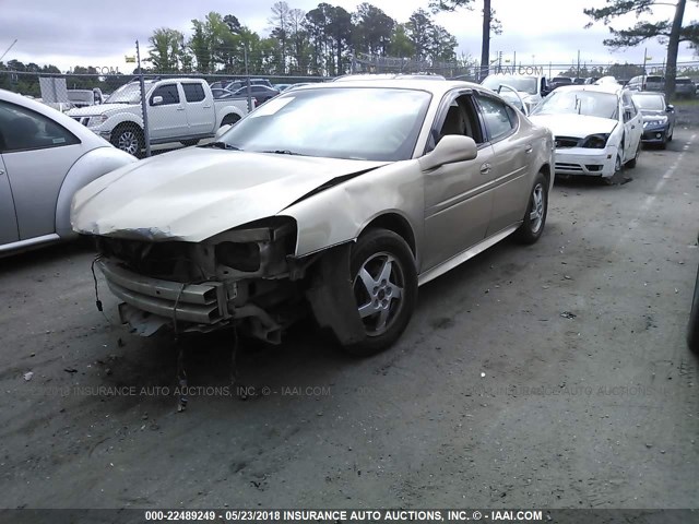 2G2WP522241323207 - 2004 PONTIAC GRAND PRIX GT GOLD photo 2