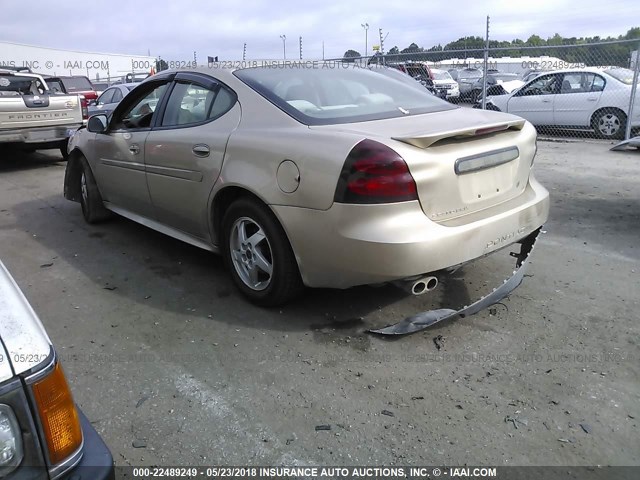 2G2WP522241323207 - 2004 PONTIAC GRAND PRIX GT GOLD photo 3