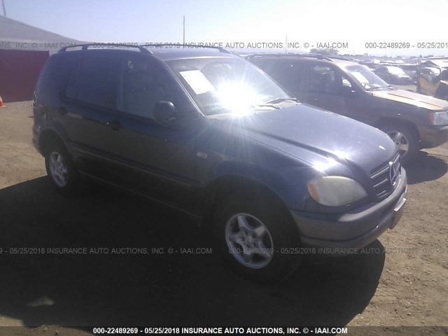 4JGAB54E4XA058663 - 1999 MERCEDES-BENZ ML 320 Dark Blue photo 1