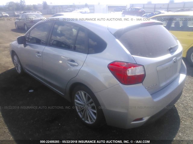 JF1GPAD63CG211421 - 2012 SUBARU IMPREZA PREMIUM SILVER photo 3