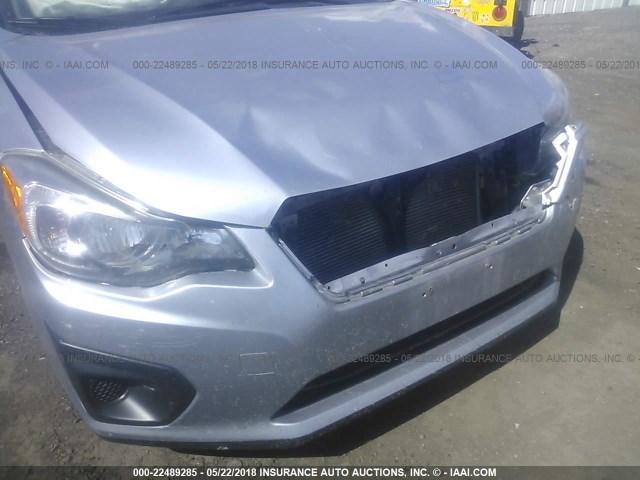 JF1GPAD63CG211421 - 2012 SUBARU IMPREZA PREMIUM SILVER photo 6