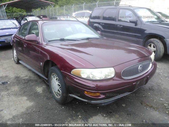 1G4HR54KX1U260784 - 2001 BUICK LESABRE LIMITED BURGUNDY photo 1