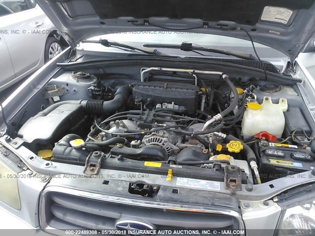 JF1SG65663G770094 - 2003 SUBARU FORESTER 2.5XS Argent photo 10