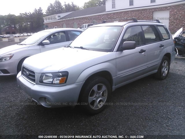 JF1SG65663G770094 - 2003 SUBARU FORESTER 2.5XS Argent photo 2