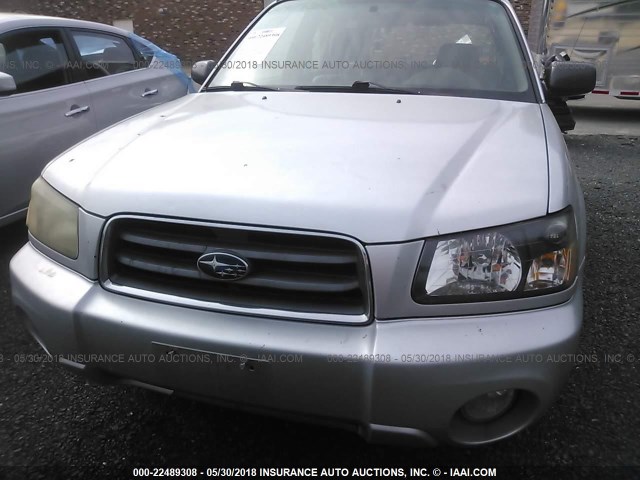 JF1SG65663G770094 - 2003 SUBARU FORESTER 2.5XS Argent photo 6