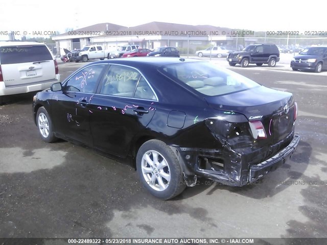 4T4BF3EK3BR131150 - 2011 TOYOTA CAMRY SE/LE/XLE 黑色 照片 3