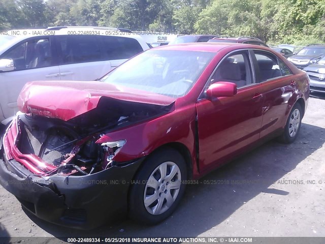 4T4BF3EKXAR023431 - 2010 TOYOTA CAMRY SE/LE/XLE 红色 照片 2