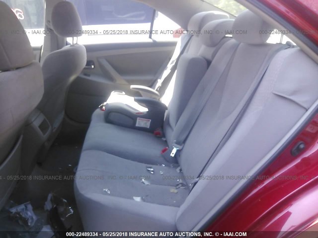 4T4BF3EKXAR023431 - 2010 TOYOTA CAMRY SE/LE/XLE 红色 照片 8