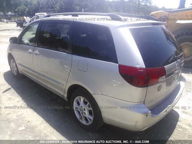 5TDBA22C45S054401 - 2005 TOYOTA SIENNA XLE/XLE LIMITED SILVER photo 3