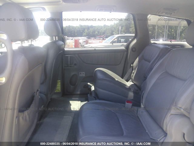 5TDBA22C45S054401 - 2005 TOYOTA SIENNA XLE/XLE LIMITED SILVER photo 8