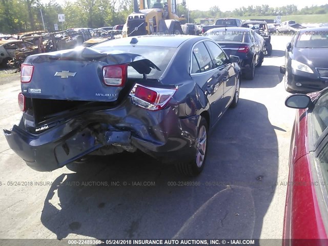 1G11C5SL2EF267041 - 2014 CHEVROLET MALIBU 1LT 蓝色 照片 4