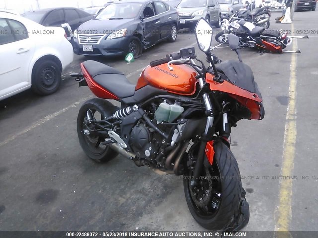 JKAEXEC14BDA64621 - 2011 KAWASAKI EX650 C 橙色 照片 1