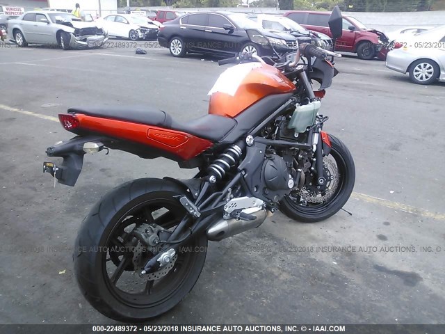 JKAEXEC14BDA64621 - 2011 KAWASAKI EX650 C 橙色 照片 4