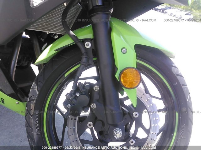 JKAEX8A18DDA13498 - 2013 KAWASAKI EX300 A GREEN photo 5