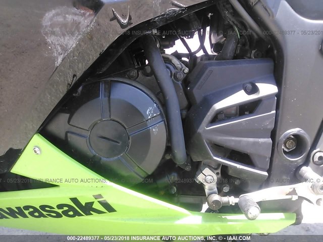 JKAEX8A18DDA13498 - 2013 KAWASAKI EX300 A GREEN photo 9