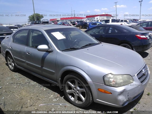 JN1DA31D33T514223 - 2003 NISSAN MAXIMA GLE/GXE/SE SILVER photo 1