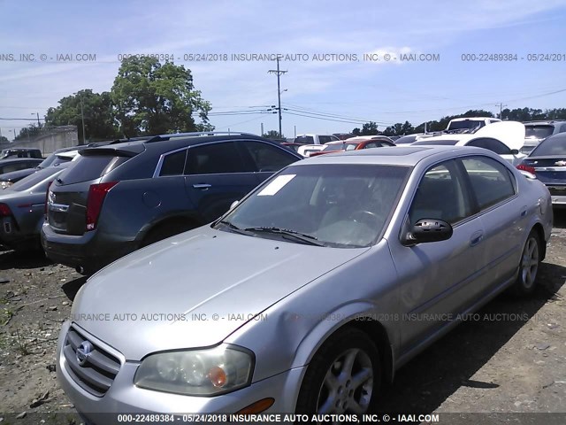 JN1DA31D33T514223 - 2003 NISSAN MAXIMA GLE/GXE/SE SILVER photo 2