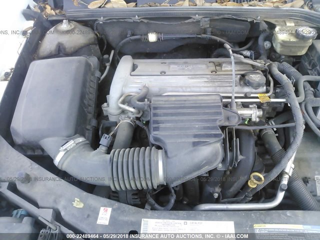 1G8AW12F24Z133509 - 2004 SATURN ION LEVEL 3 WHITE photo 10