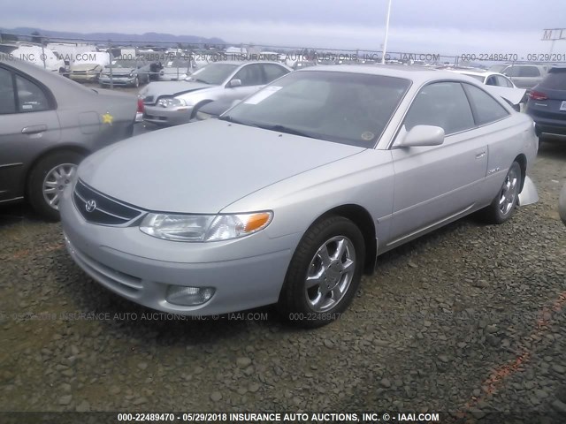 2T1CF22P8XC157647 - 1999 TOYOTA CAMRY SOLARA SE/SLE SILVER photo 2