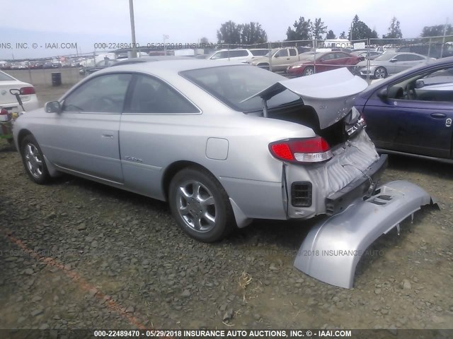2T1CF22P8XC157647 - 1999 TOYOTA CAMRY SOLARA SE/SLE ვერცხლისფერი ფოტო 3