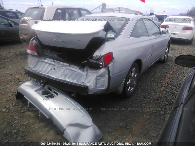 2T1CF22P8XC157647 - 1999 TOYOTA CAMRY SOLARA SE/SLE ვერცხლისფერი ფოტო 4
